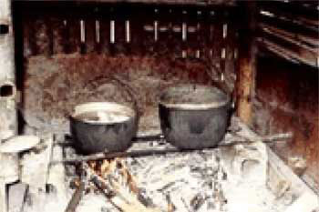 Traditional biofuel cooking methods use 2 tonnes of firewood per year.